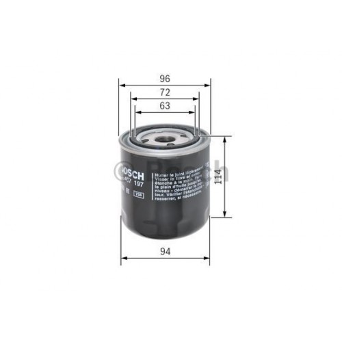 Bosch Oil Filter F026407197